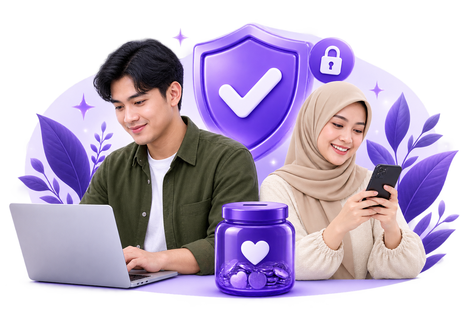 Ilustrasi keamanan dan kebaikan bersama Kencleng