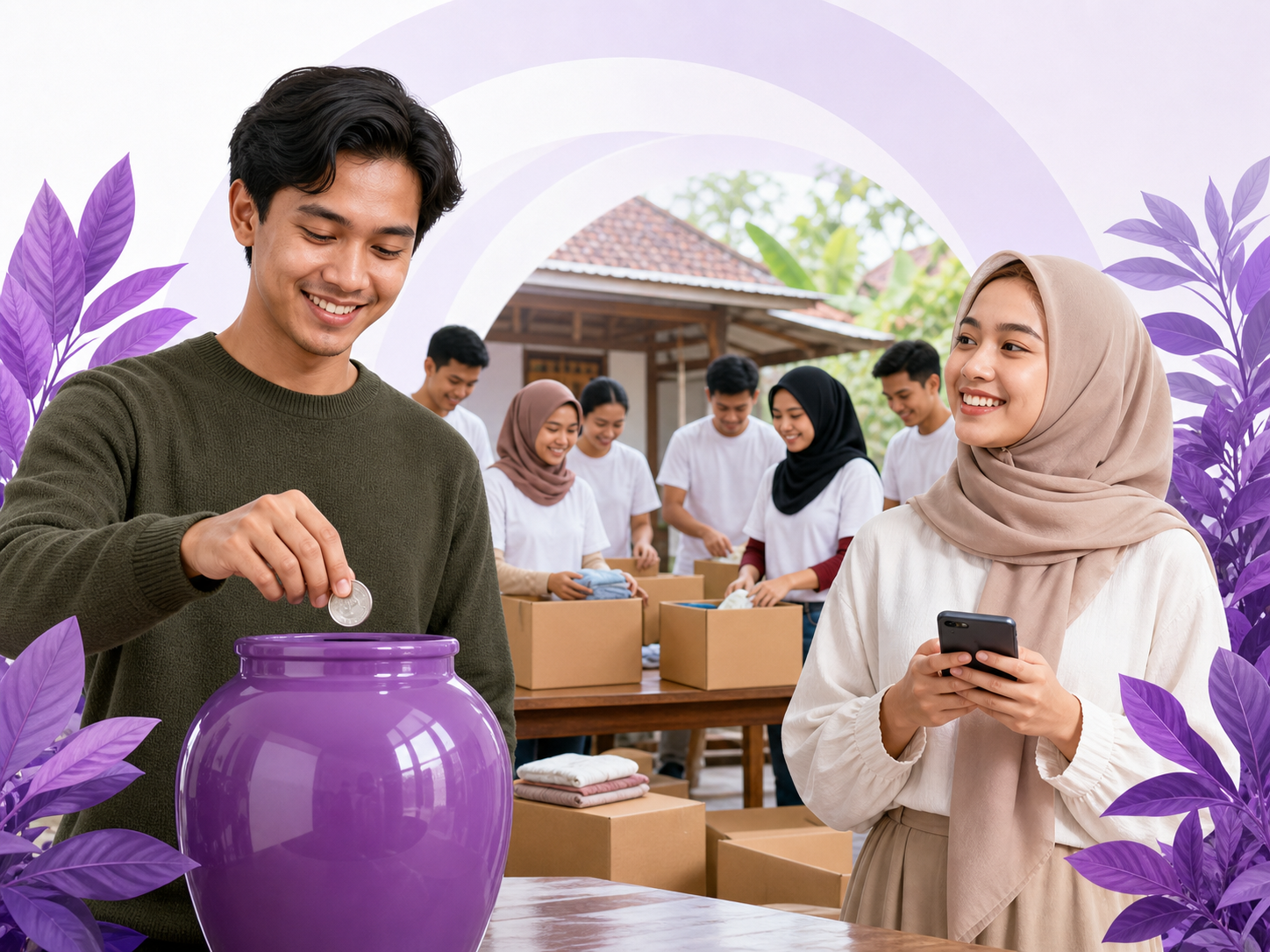 Ilustrasi keamanan dan kebaikan bersama Kencleng